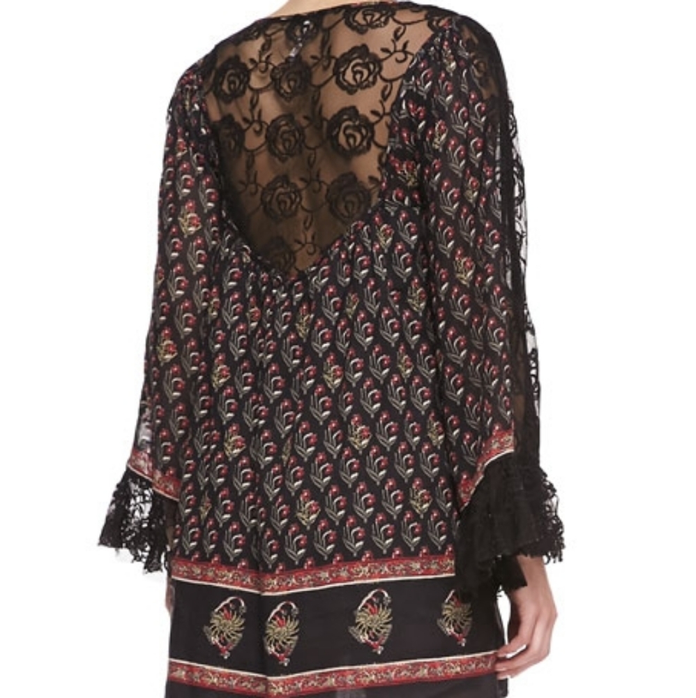 Free People boho lace back dress - Picture 3 of 14